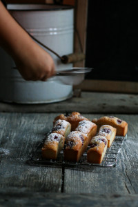 Financiers ai lamponi