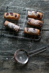 Financiers ai lamponi