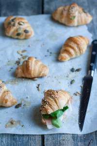Mini croissant salati