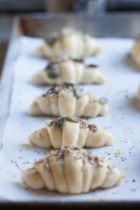 Mini croissant salati