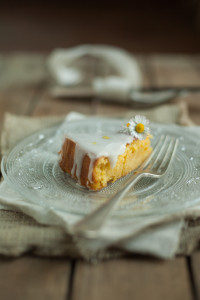 Torta al limone e farina di mandorle