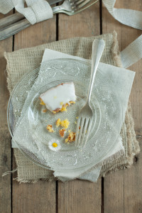 Torta al limone e farina di mandorle