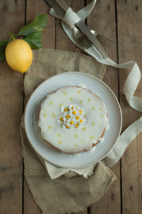 Torta al limone e farina di mandorle
