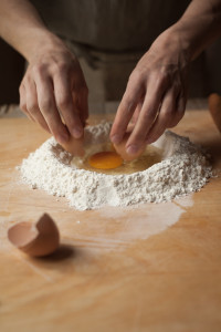 Tortelli di farro con ricotta e limone