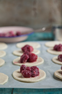 Mini pie ai lamponi