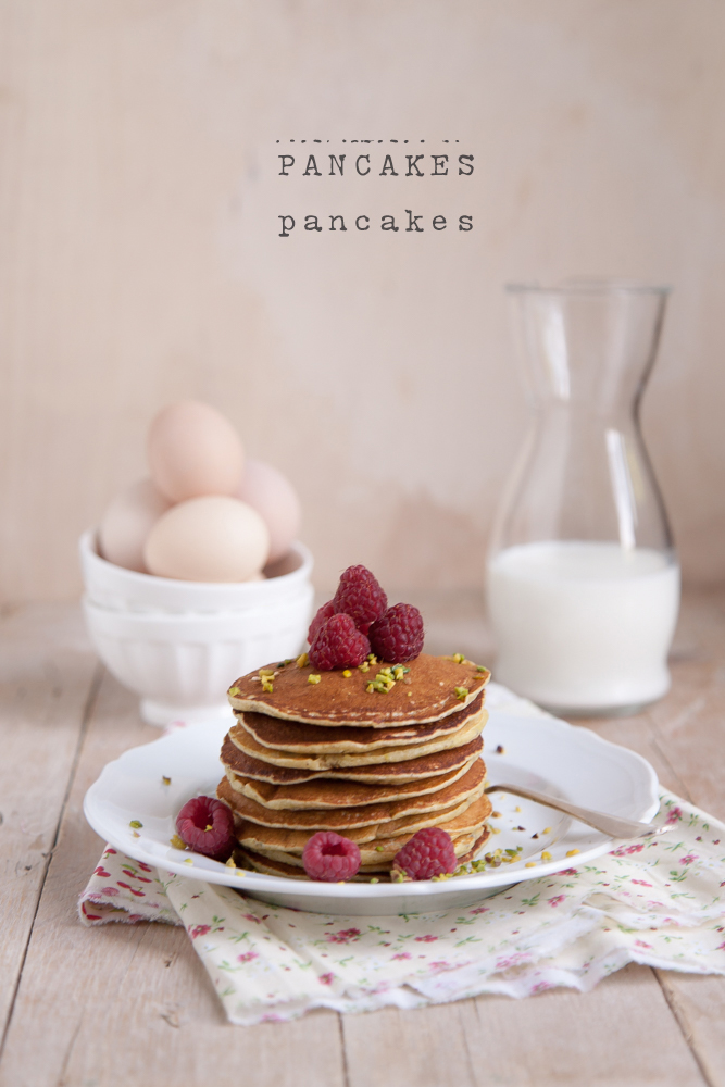 pancakes kamut pistacchio